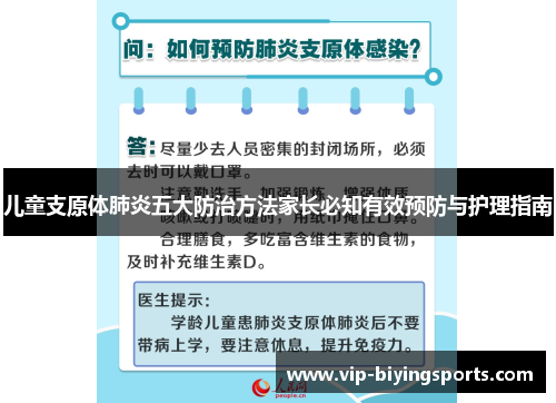 儿童支原体肺炎五大防治方法家长必知有效预防与护理指南