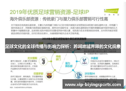 足球文化的全球传播与影响力探析：跨越地域界限的文化现象